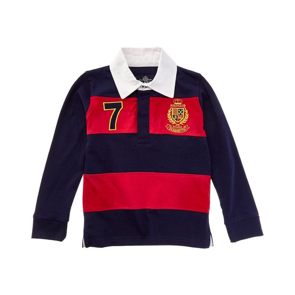 Polo Club St. Martin Boys  Rugby A Richie Larghe Polo Shirt, Blue